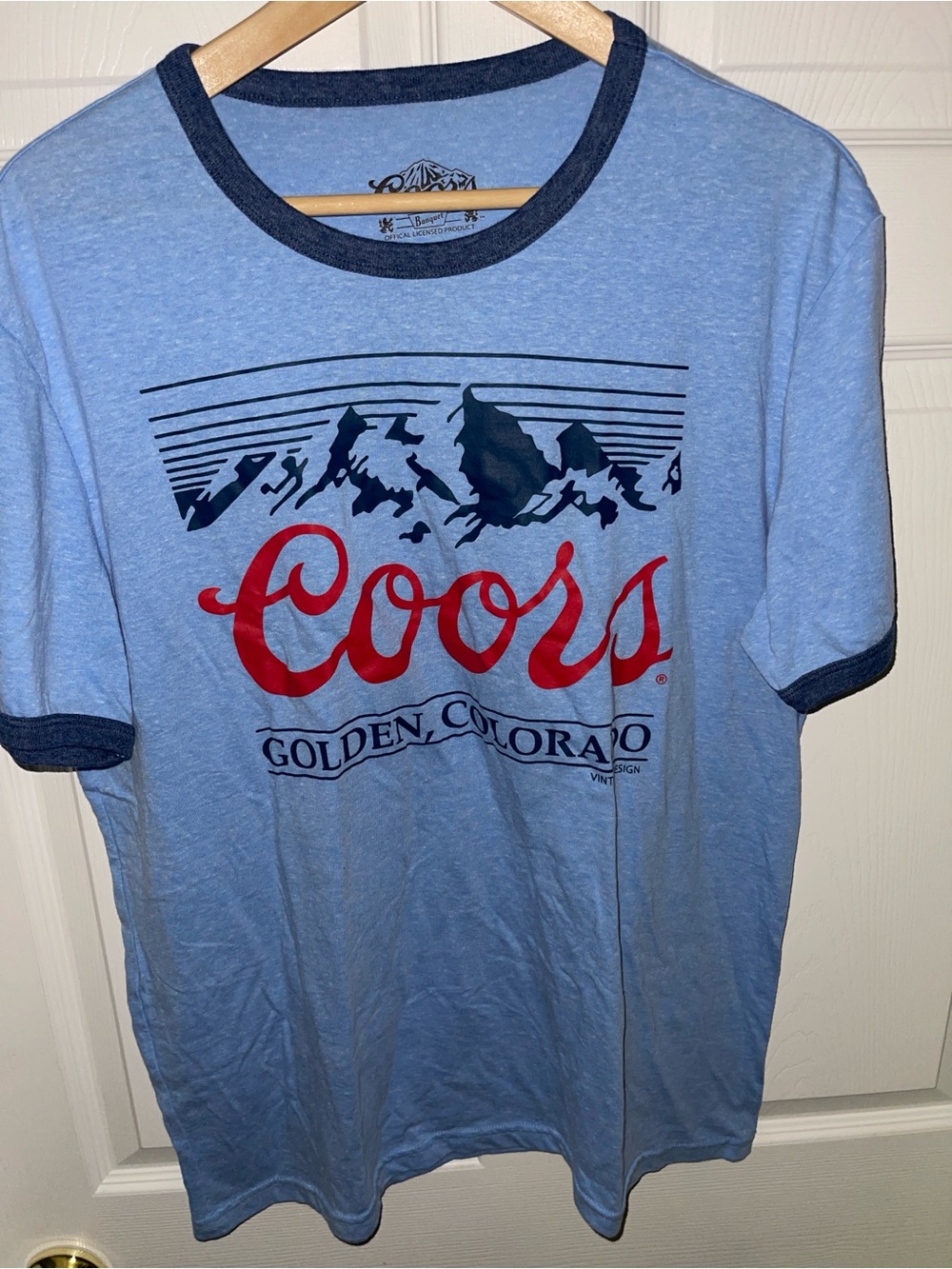 Coors Banquet *Vintage Mountain Ringer* Men's official tee